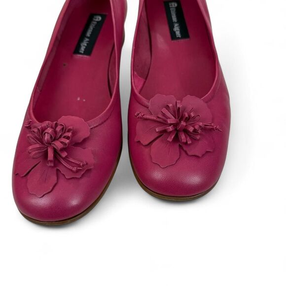 Vintage Etienne Aigner Italian Hot Pink leather Courts - 7.5 - Picture 3 of 4